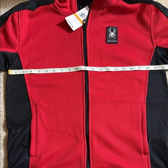 NWT Spyder Men's Performance Jacket in Red and Black size small - Picture 12 of 16